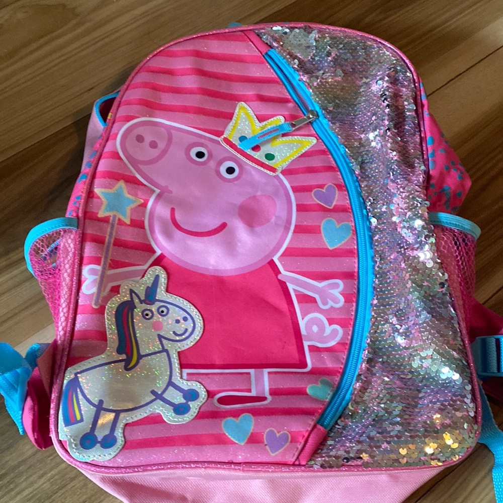 Peppa Pig sparkle backpack